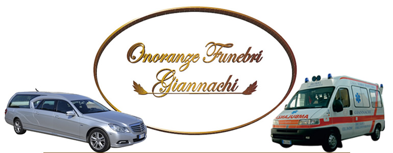 Onoranze Funebri Giannachi - Pompe Funebri a Corigliano d'Otranto e Maglie (LECCE) - Telefoni 330.329805 - 331.8668997. Notturno 0836.320652